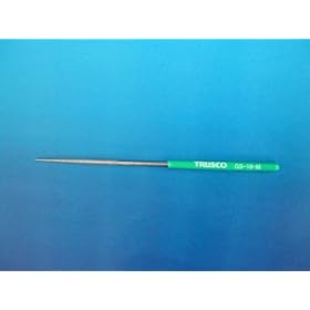 【クリックで詳細表示】TRUSCO ダイヤモンドヤスリ 精密用 10本組サイズ 丸 GS10M： DIY・工具