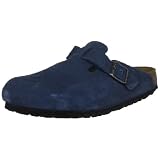 Birkenstock Unisex-Adult Boston (sfd) Regular Leather Suede Sandal