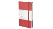 Moleskine Classic Red Notebook, Plain Pocket
