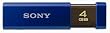 SONY �m�b�N�X���C�h��USB�������[ �|�P�b�g�r�b�g 4GB �n�C�X�y�b�N �u���[ USM4GLX LA