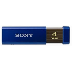SONY �m�b�N�X���C�h��USB�������[ �|�P�b�g�r�b�g 4GB �n�C�X�y�b�N �u���[ USM4GLX LA