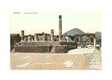  Temple of Jove in Pompeii Styles Art Poster Print, 17x11