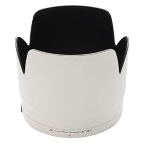 �G�c�~ �����Y�t�[�h �z���C�g�t�[�hLH-87 �L���m��EF70-200mmf2.8L-IS-USMII�^�Ή� JJC-LH87W