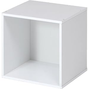 【クリックで詳細表示】キューブボックス ホワイト CB35OP(WH) 81901