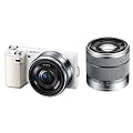 SONY �f�W�^�����J���� �� NEX-5N �_�u�������Y�L�b�g �z���C�g NEX-5ND/W