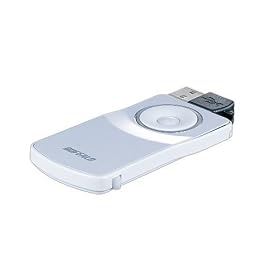 iBUFFALO  ���w���L���}�E�X USB�ڑ� S�T�C�Y �z���C�g �����z�C�[���@�\�t BOMURHW01SWHA