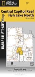  Trails Illustrated Central Capitol Reef Fish Lake North Trail map