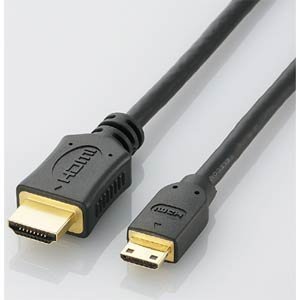 ELECOM HIGH SPEED HDMI-Mini�P�[�u�� 2.0m DH-HD13AM20BK �G���R�� (1���̊��z) 1,748