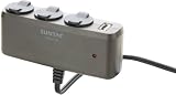  サン電子 USB対応3連カーソケット CRS-100