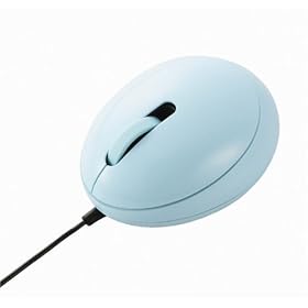 ELECOM USB 3�{�^�� ���w���}�E�XEGG MOUSE (�u���[) M-EGURBU