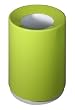 ideaco TUBELOR (�`���[�u���[) �S�~�� ���C�g�O���[��
