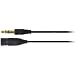 audio-technica �w�b�h�z�������R�[�h �X�g���[�g0.5m AT3A45ST/0.5 BK