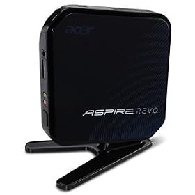 acer Aspire Revo AR3700 �V���[�Y �f�X�N�g�b�vPC Atom D525 Windows 7 Home Premium 64bit �u���b�N  AR3700-N14D