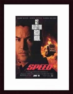  Speed, Art Poster with Wood Frame, poster size: 11
