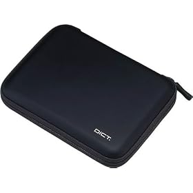 ELECOM EVA�f�ރ|�[�^�u���n�[�h�f�B�X�N�P�[�X (�Q�l���[���@145*22*108) �u���b�N HDC-001BK