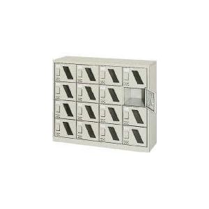 【クリックで詳細表示】トラスコ中山 (TRUSCO) シューズケース(窓付・錠なし) 【1050×380×880mm】 SC-16WM