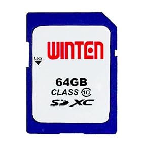 1042 WINTEN SD card SDXC�������[�J�[�h 64GB  WT-SX10-64GB Class10����