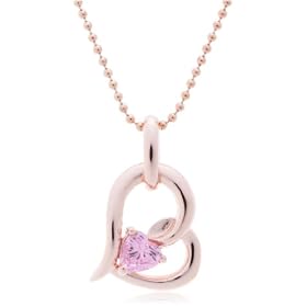 [�~�[]me. �l�b�N���X SV925 �I�[�v���n�[�g�l�b�N���X (PinkGold�R�[�e�B���O) 95-2338pg