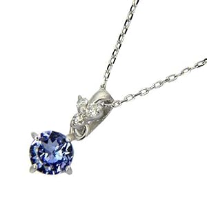 【クリックで詳細表示】【Gemfa 送料無料】K18WG タンザナイト ペンダント DXP-892TZ