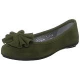 Petasil Junior Marcia Ballerina Shoe Moss Suede 5358 1.5 UK