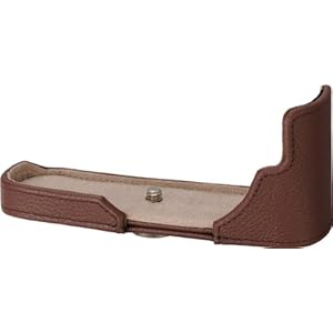 【クリックで詳細表示】OLYMPUS ボディジャケット PEN E-P3用 本革 ブラウン CS-30B BRW： カメラ