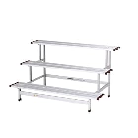 ALINCO �y�ʁE������ꃉ�N���N �A���~���t�����[�X�^���h 3�i 90cm�� FTT3090S