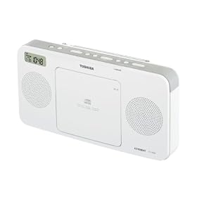 TOSHIBA CUTEBEAT �V���Z�T�C�U�[�`���[�i�[����CD���W�I �z���C�g TY-CR20(W)