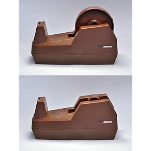 【クリックで詳細表示】テープ ディスペンサー ブラウン