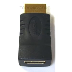 【クリックでお店のこの商品のページへ】【TRONIC AD＆C】miniHDMI(メス) - HDMI(オス) 変換アダプタ 双方向： 家電・カメラ