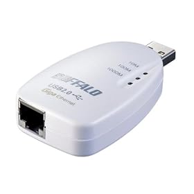 BUFFALO Giga�Ή� USB2.0�p LAN�A�_�v�^ LUA2-U2-KGT