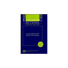 Econometric Methods (McGraw-Hill International Editions: Economics Series)