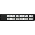 iBUFFALO OA�^�b�v 2�s�� 6�� ���T�[�W �ʃX�C�b�`�t 2.5m �u���b�N BSTA26E25BK
