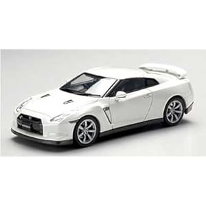 【クリックで詳細表示】エブロ 1/43 NISSAN GT-R (ホワイト) 完成品