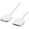 ELECOM iPhone4/4S/3GS/3G/iPad/��Pod �Ή� DOCK�����P�[�u�� 0.5m �z���C�g MPA-ED05WH