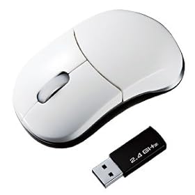 【クリックで詳細表示】SANWA SUPPLY MA-WH112W 2.4Gワイヤレスオプティカルマウス ホワイト