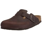 Birkenstock Boston , Unisex - Erwachsene Clogs & Pantoletten aus Glattleder