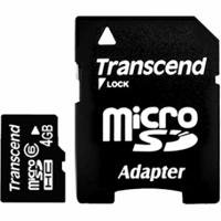 Transcend microSDHC CARD  4GB  Class 6(SD 2.0)