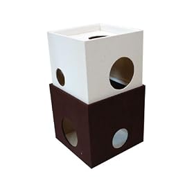 ���v���X(REPLUS)�L���b�g�^���[(Cat Tower) (2�i, White��Darkbrown)