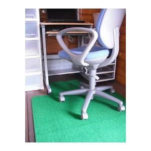 Amazon.co.jp： 人工芝で作った高品質チェアマット/120×90cm: ホーム ...