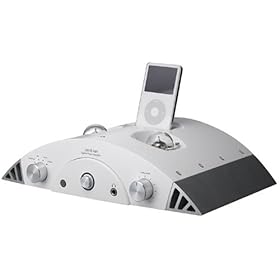 【クリックで詳細表示】Lars＆Ivan iPod対応真空管搭載アンプ ホワイト PA40TI-W