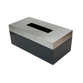 �����e�@�e�B�b�V���@�{�b�N�X�@�u���b�N (MONTE TISSUE BOX BLACK)