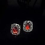 Brown Non-Precious Metal Alloy Fashion Stud Earring