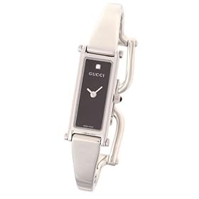 [�O�b�`]GUCCI �r���v 1500R SS �u���b�N 1P�_�C�� YA015555 ���f�B�[�X �y���s�A���i�z