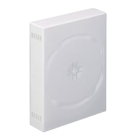 ���A�X DVD�P�[�X 12�����[ x 3�Z�b�g �z���C�g DVD-A010-3W