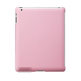 Simplism Apple��Smart cover�Ή� 2012�N���� iPad (3rd) �p�n�[�h�J�o�[ �t�����g�T�E���h�A�_�v�^�[�t�� ���o�[�s���N TR-SBCIPD12-RP