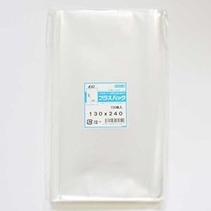 【クリックで詳細表示】OPP袋30μプラスパック 130x240 【100枚】