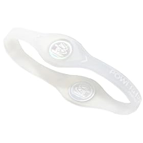 �y���K�i�z POWER BALANCE(�p���[�o�����X) �V���R���E�u���X���b�g �N���A M(19.0cm)
