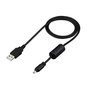 【クリックで詳細表示】CASIO デジタルカメラ EXILIM用充電器USBケーブル EMC-5U H60/ZS26対応： カメラ