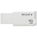 SONY �X����&�R���p�N�g USB�������[ �|�P�b�g�r�b�g16GB �z���C�g �L���b�v���X USM16GM W