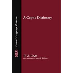 A Coptic Dictionary (Ancient Language Resources)